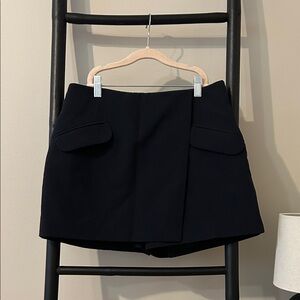 Anthropologie Maeve Navy Skort